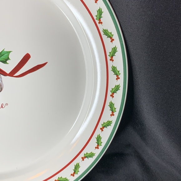 The Polar Express Hallmark Cards “BELIEVE” 10” Christmas dinner / cookie plate - Picture 3 of 5